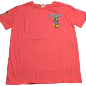 NWT Stitch Tropic Cool pink T-Shirt Disney